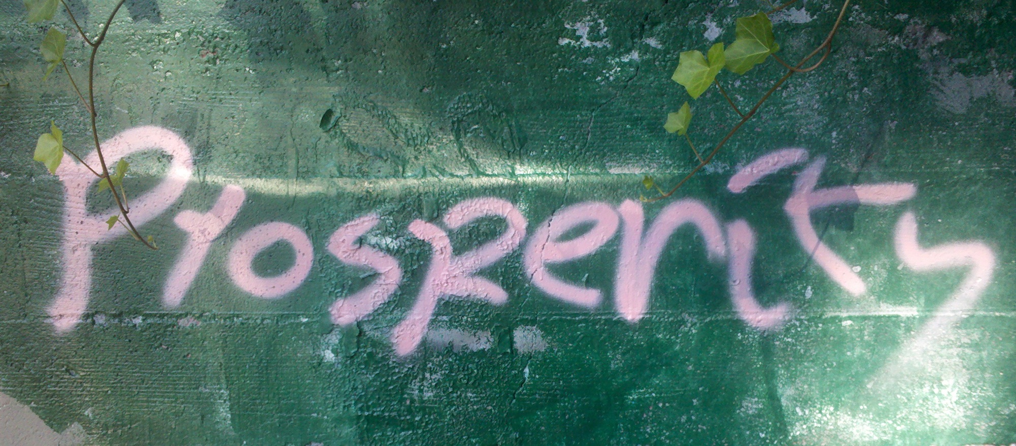 Prosperity graffiti 
